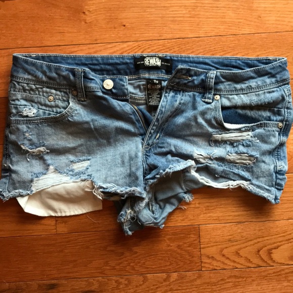 Distressed Short Shorts - Picture 1 of 2